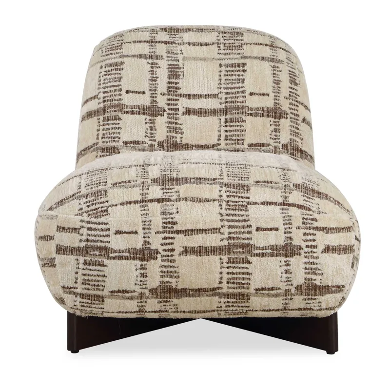 Evans Modern Armless Accent Chair