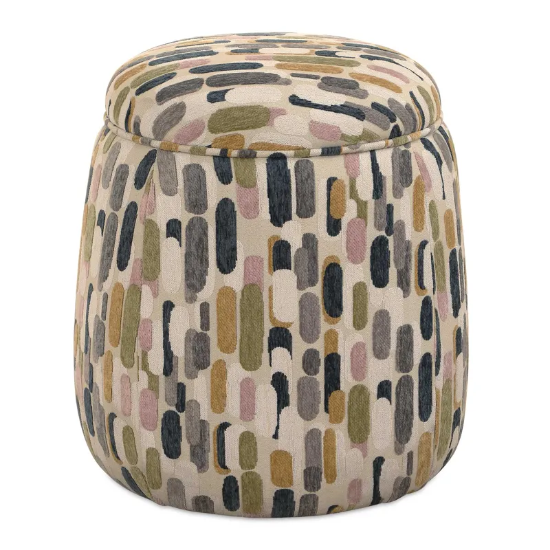 Arem Upholstered Multi-Color Ottoman