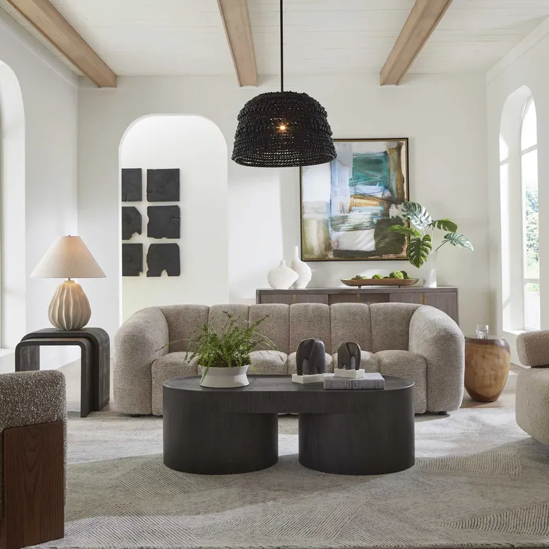 Isbell Black Stained Coffee Table