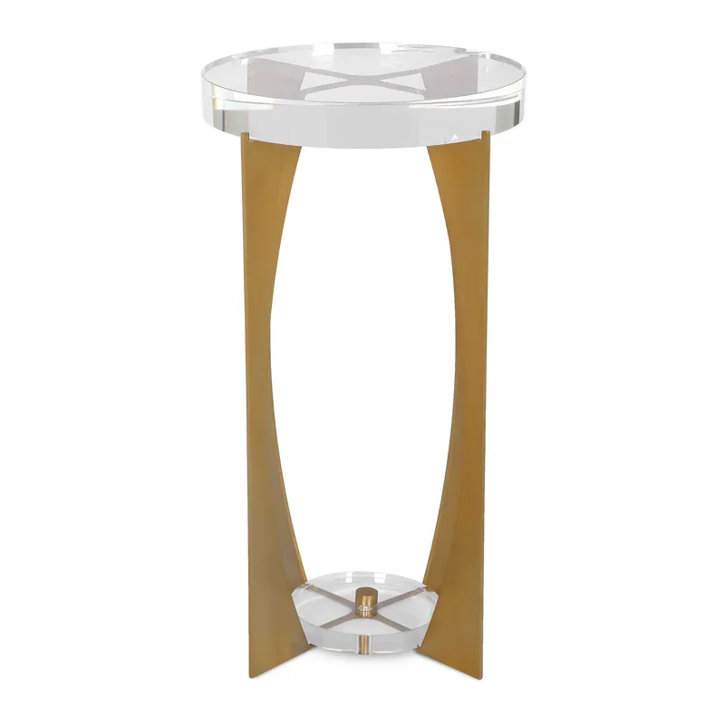 Kolkata Brass Accent Table