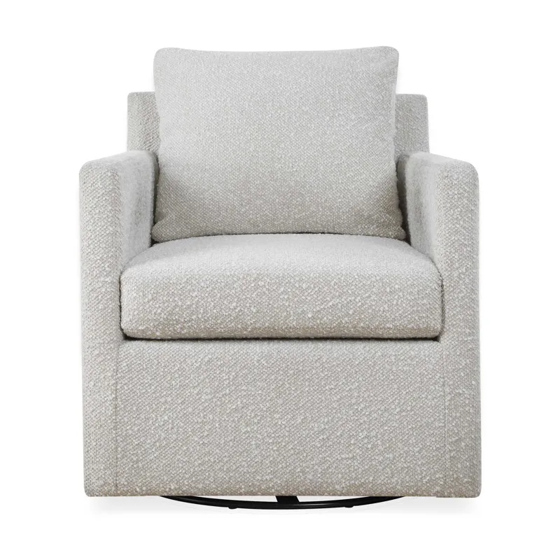 Tisdell Cream Swivel/Glider Chair