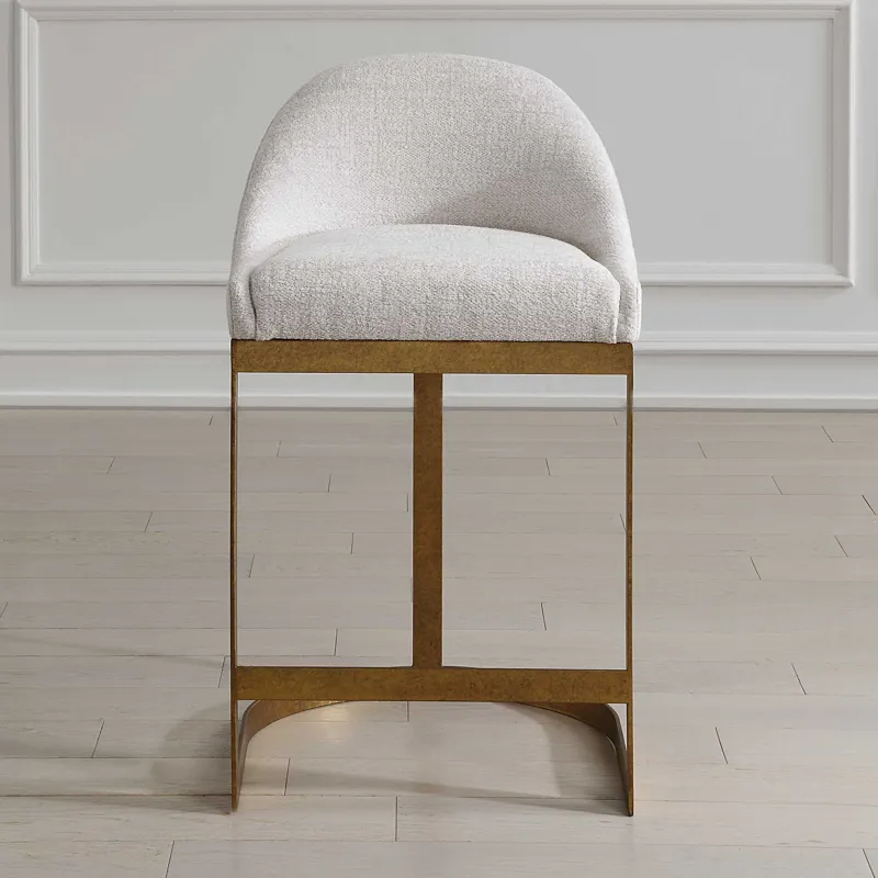 Ira Ivory Counter Stool