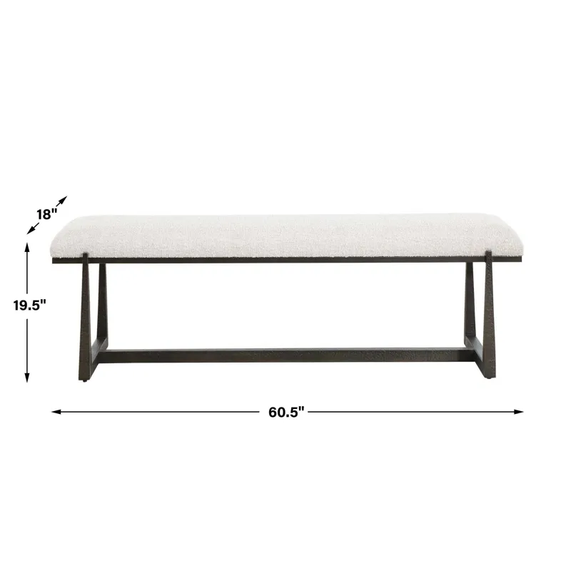 Midas Black Long Bench