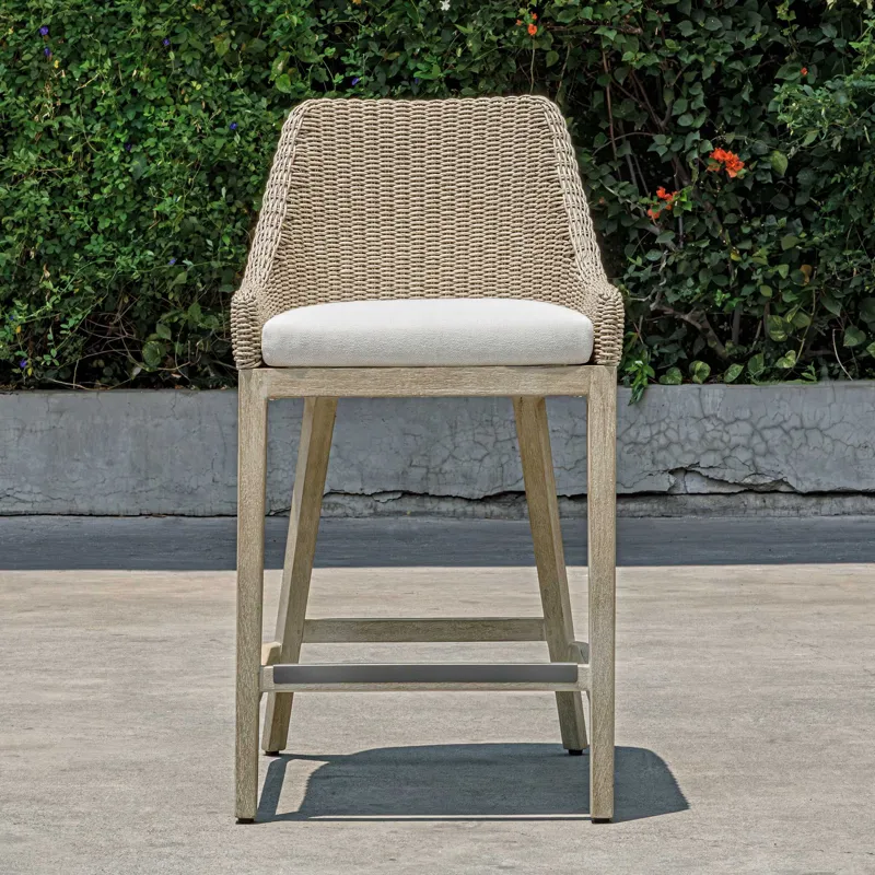 Paloma Outdoor Wicker Counter Stool