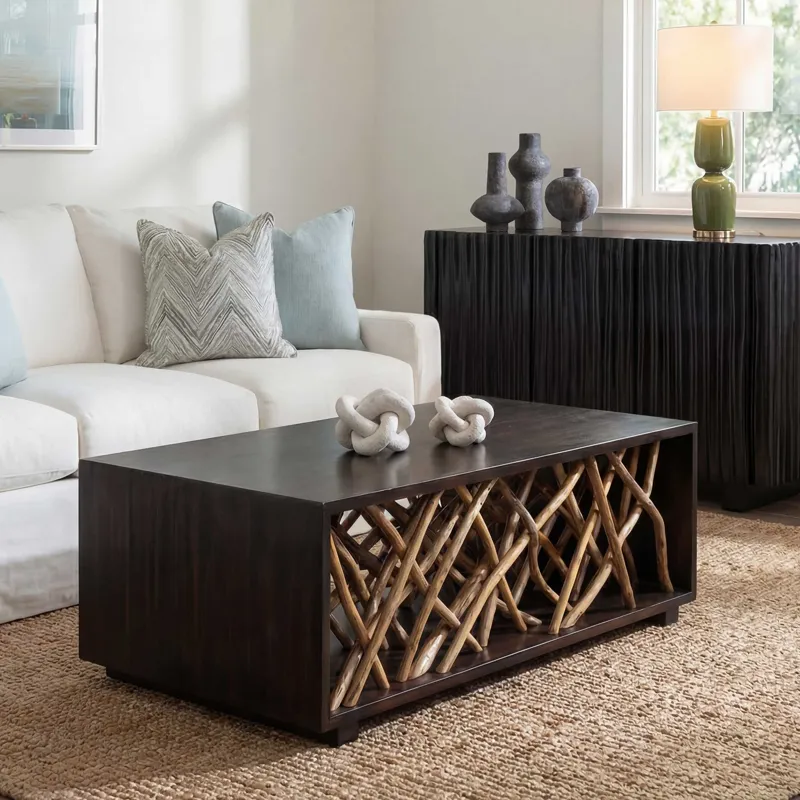 Teak Maze Coffee Table