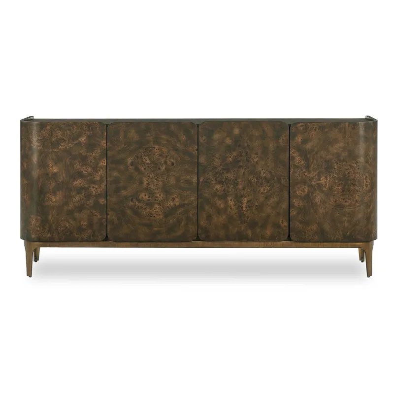Melbourne Mappa Burl 4 Door Cabinet