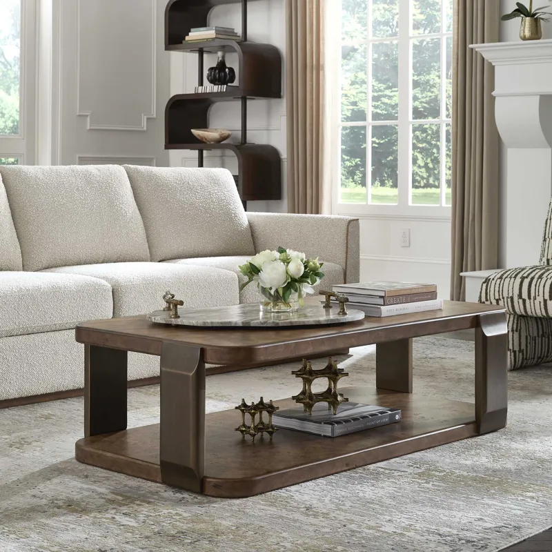 Vance Mappa Burl Coffee Table