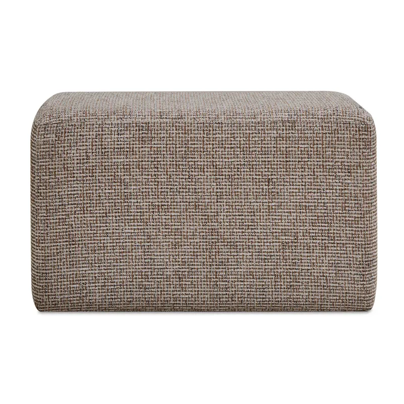 Kelce Woven Checkered Ottoman