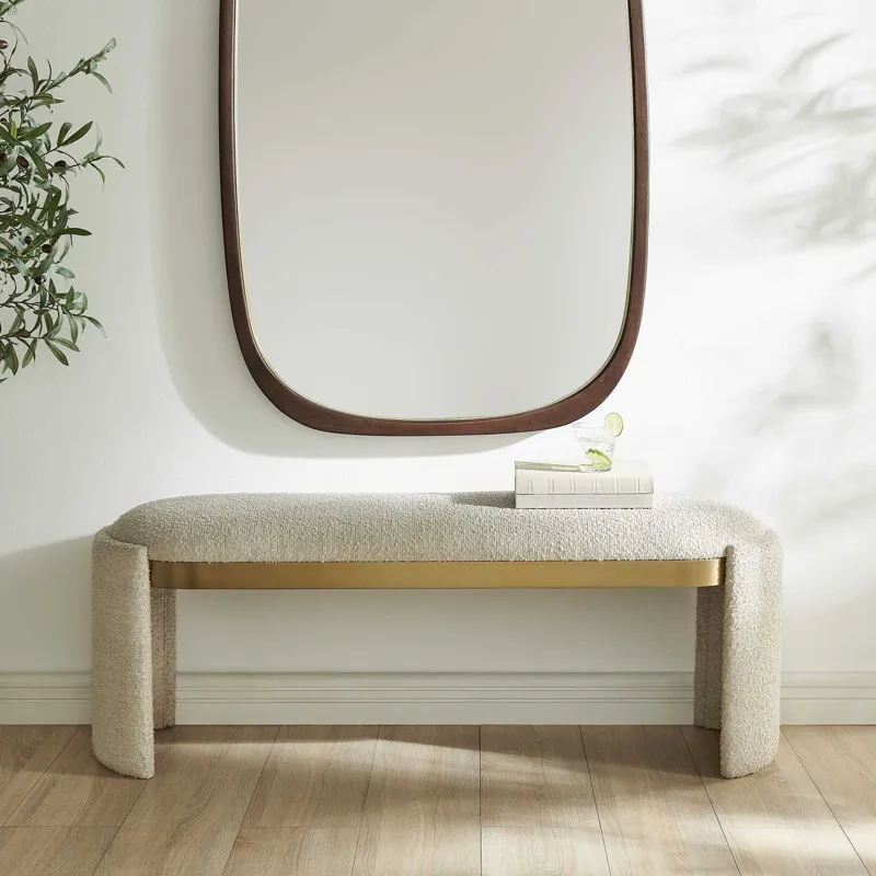 Serena Bone White Bench