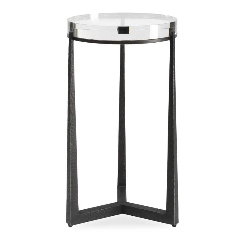 Midas Dark Bronze Round Accent Table