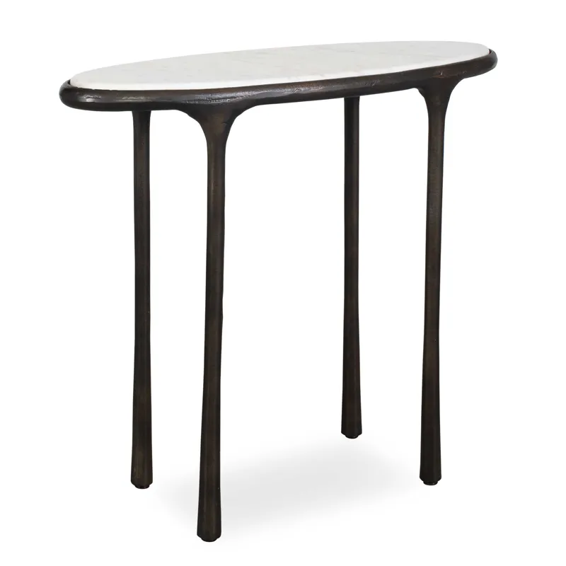Ata Dark Bronze Accent Table