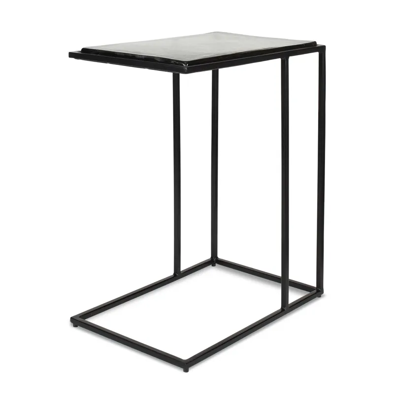 Mateo Glass Top Accent Table
