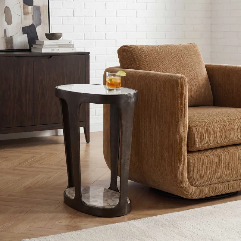 Coronado Dark Bronze Accent Table