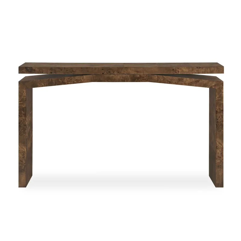Naoko Burl Wood Console Table