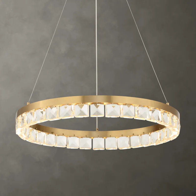 Segovia Round Crystal LED Chandelier