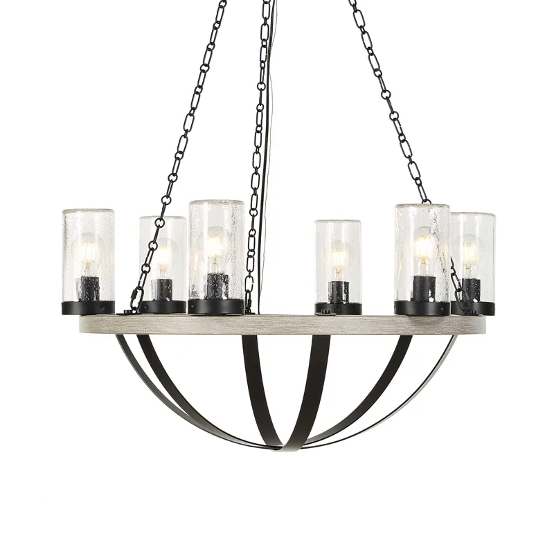 Edgecomb 6 Light Indoor-Outdoor Chandelier