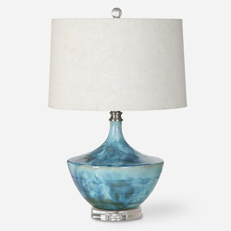 Chasida Blue Ceramic Lamp