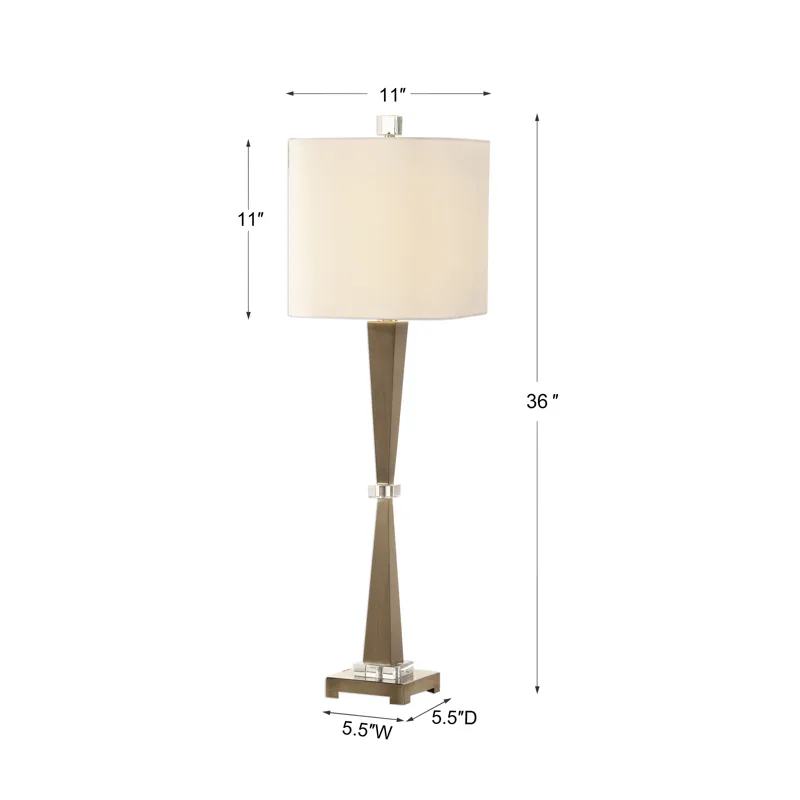 Niccolai Antiqued Nickel Lamp