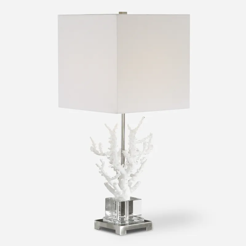 Corallo White Coral Table Lamp