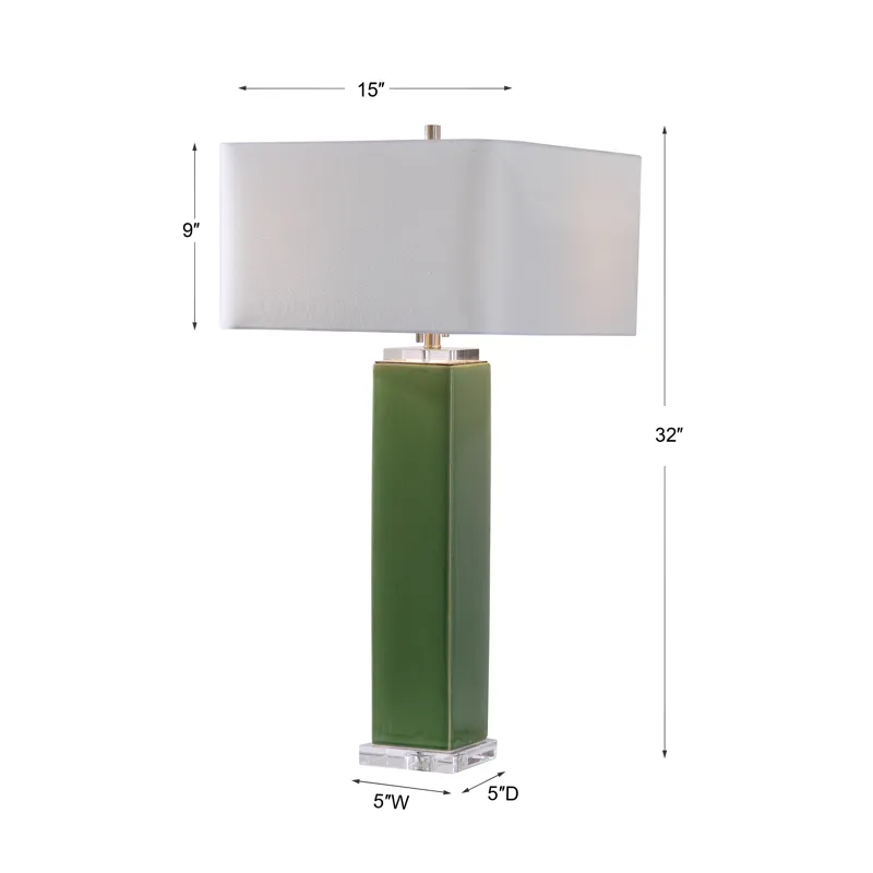 Aneeza Tropical Green Table Lamp