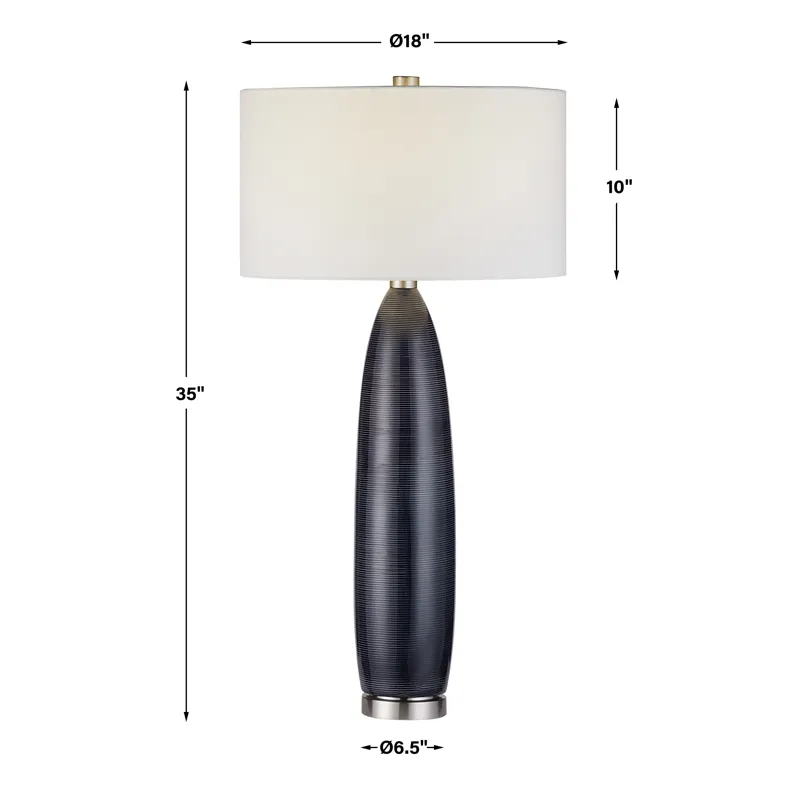 Cullen Blue Gray Table Lamp