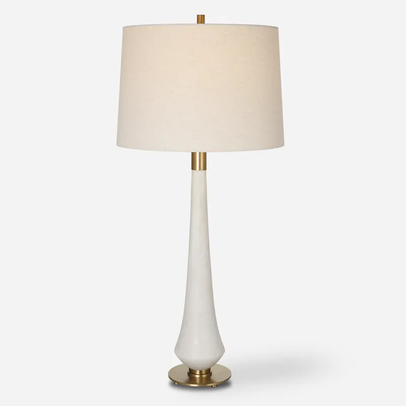 Marille Ivory Stone Table Lamp