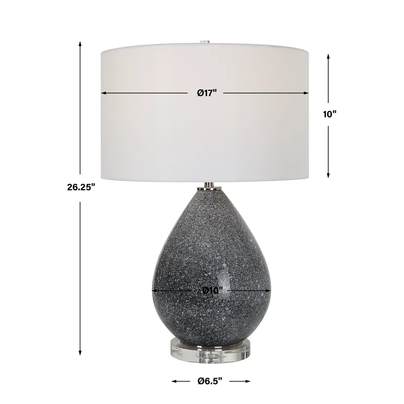 Nebula Speckled Glaze Table Lamp