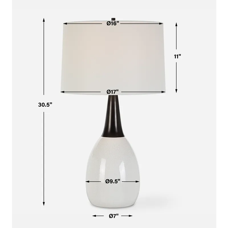 Fralin White Table Lamp