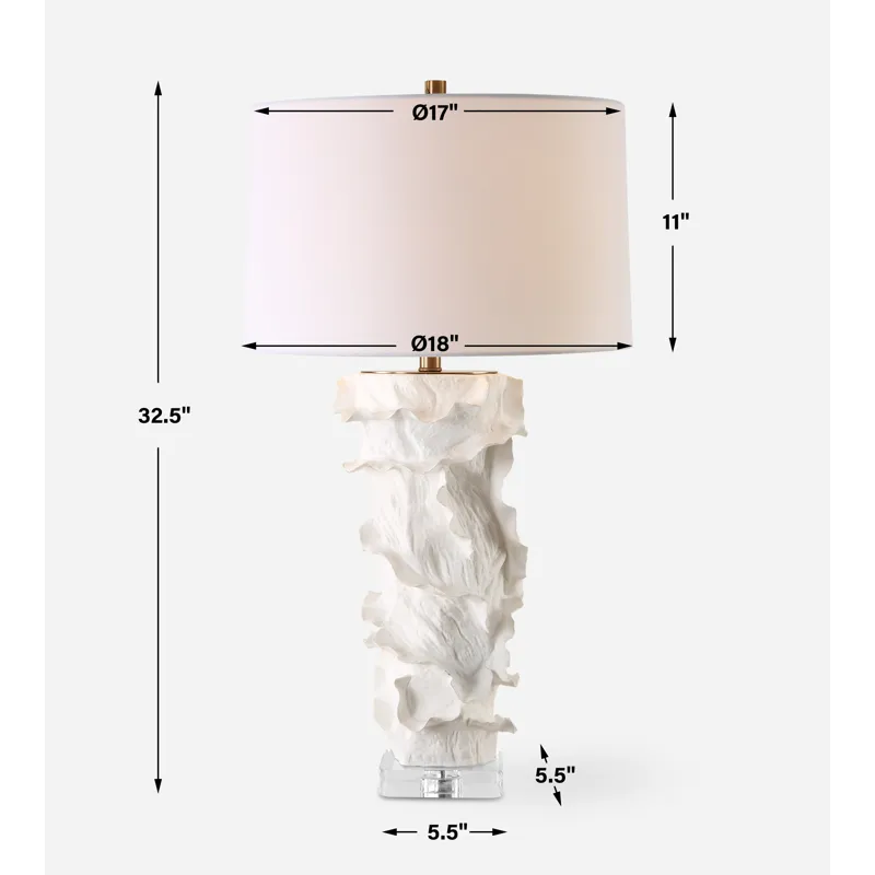 Wisp White Table Lamp