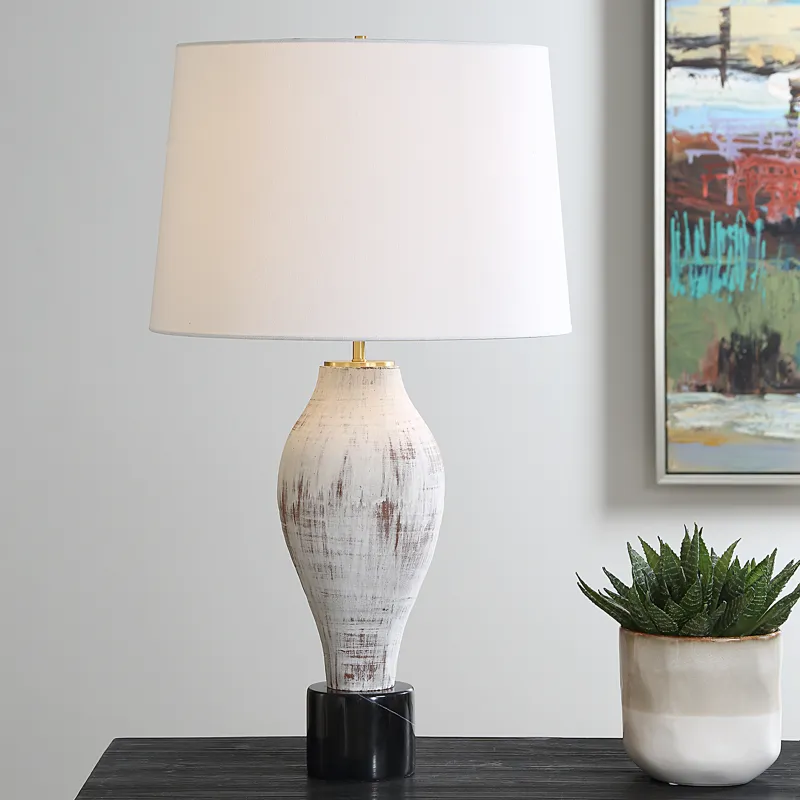 Magdaline Rustic Table Lamp