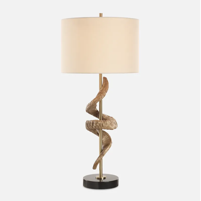 Rams Horn Table Lamp