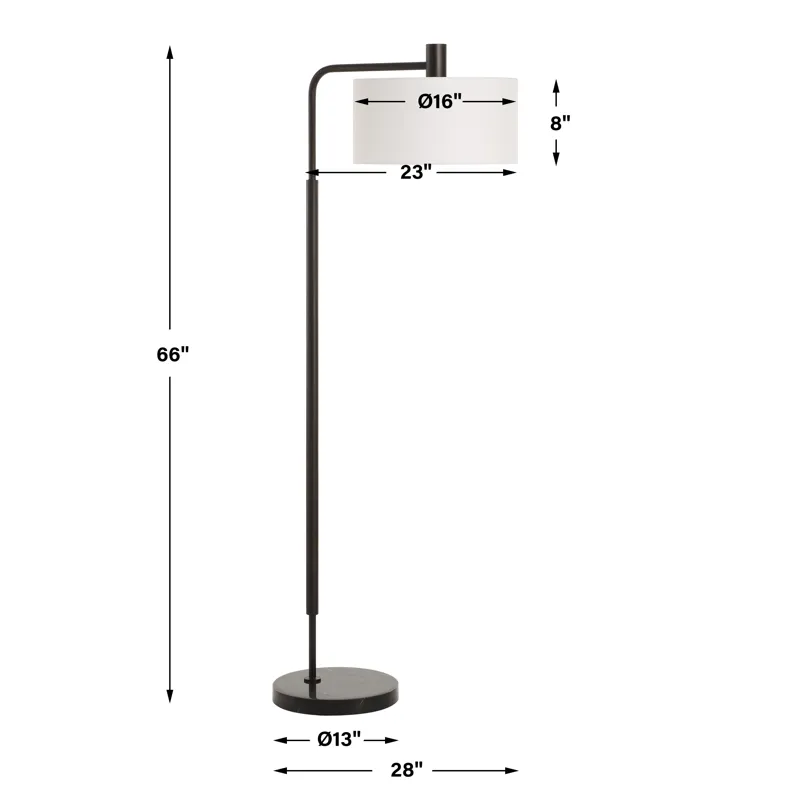 Richie Black Floor Lamp