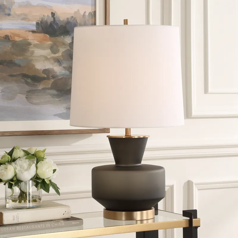 Trentino Black Table Lamp