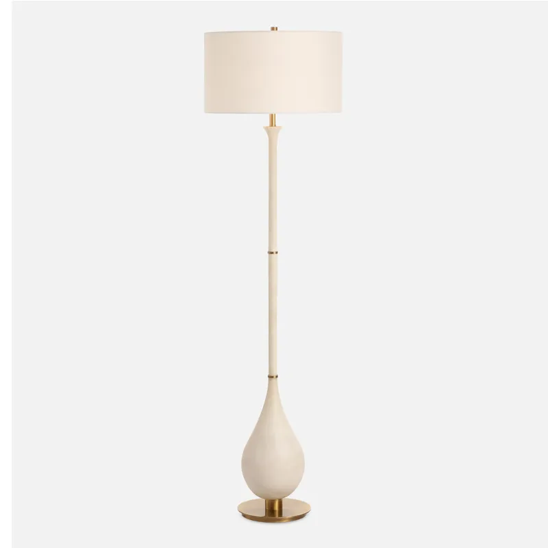 Dewdrop Ivory Floor Lamp