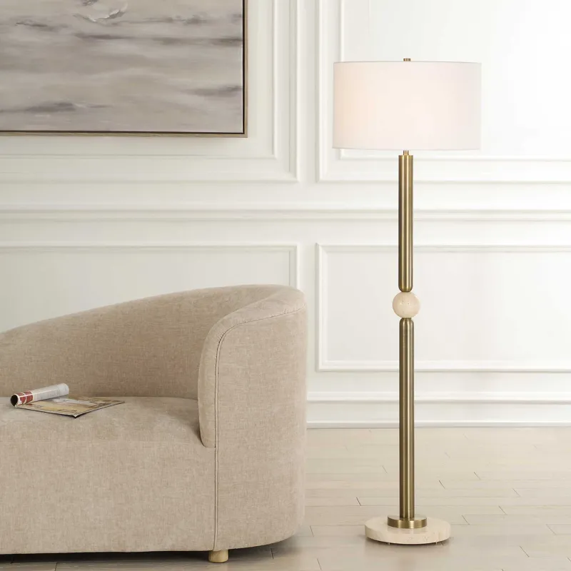 Hudson Gold Floor Lamp
