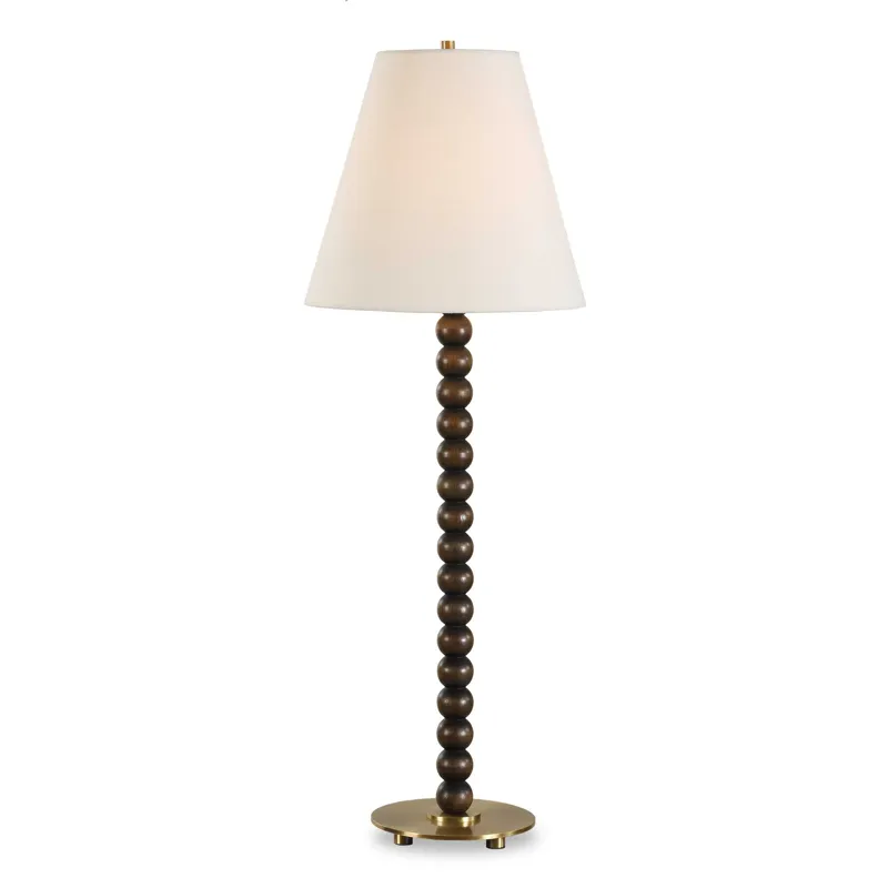Gallus Wood Spheres Table Lamp
