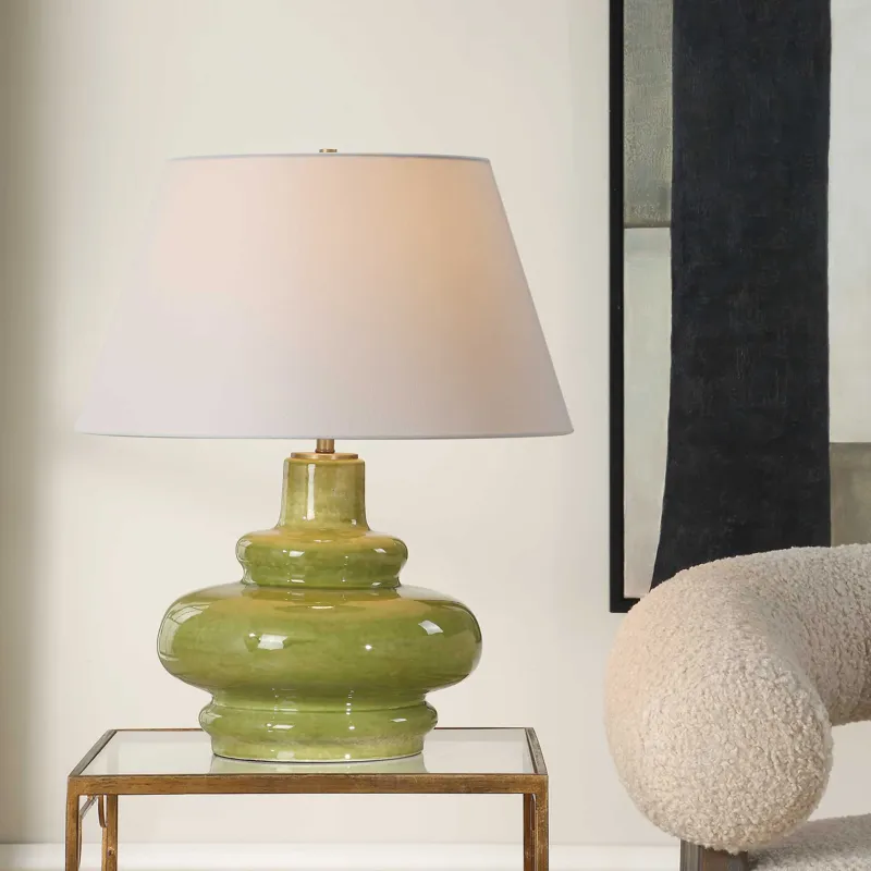 Penny Moss Green Table Lamp