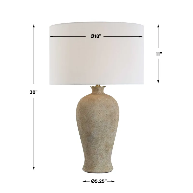 Torres Textured Ceramic Table Lamp