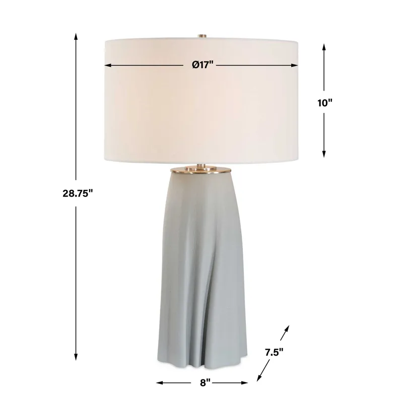Cover Up Sculpted Table Lamp