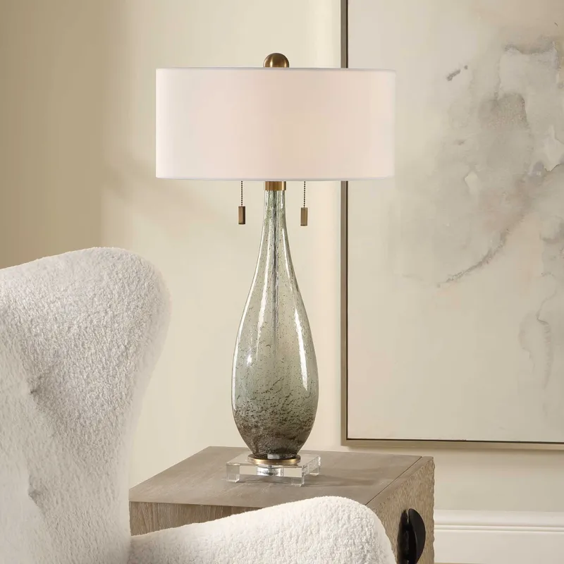 Cardoni Green Table Lamp