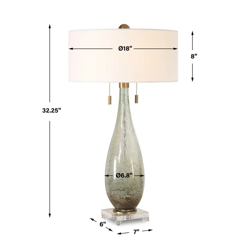 Cardoni Green Table Lamp