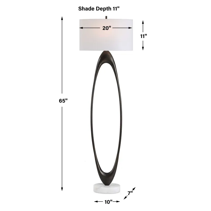 Sonic Open Oval Floor Lamp