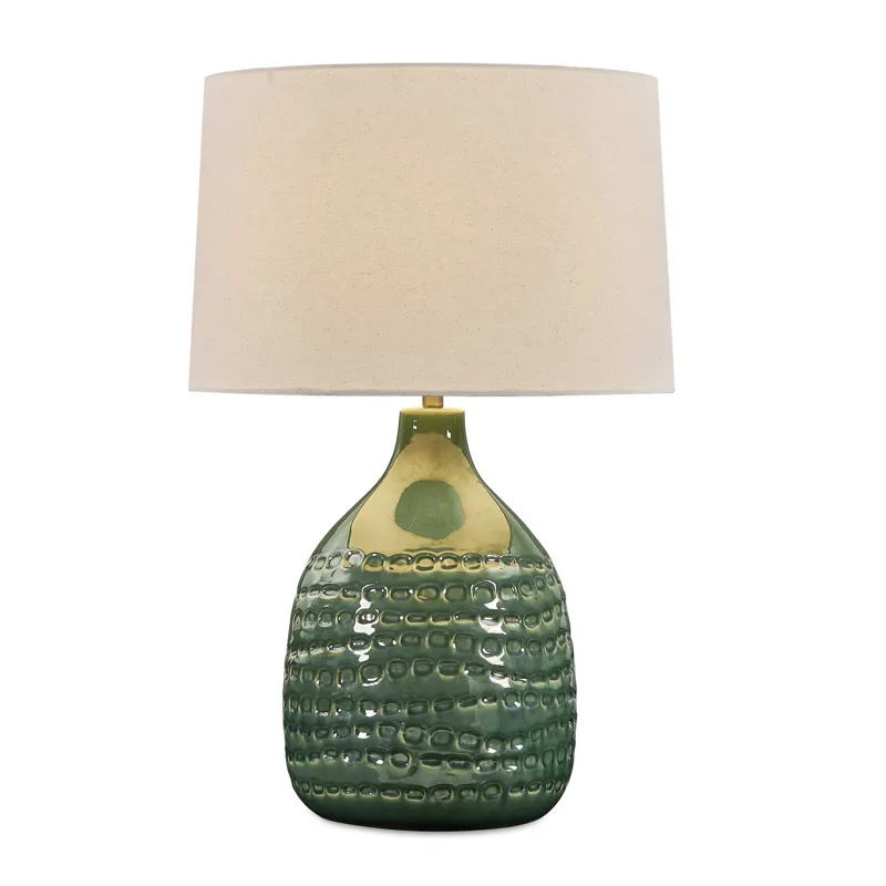 Breya Green Glaze Table Lamp