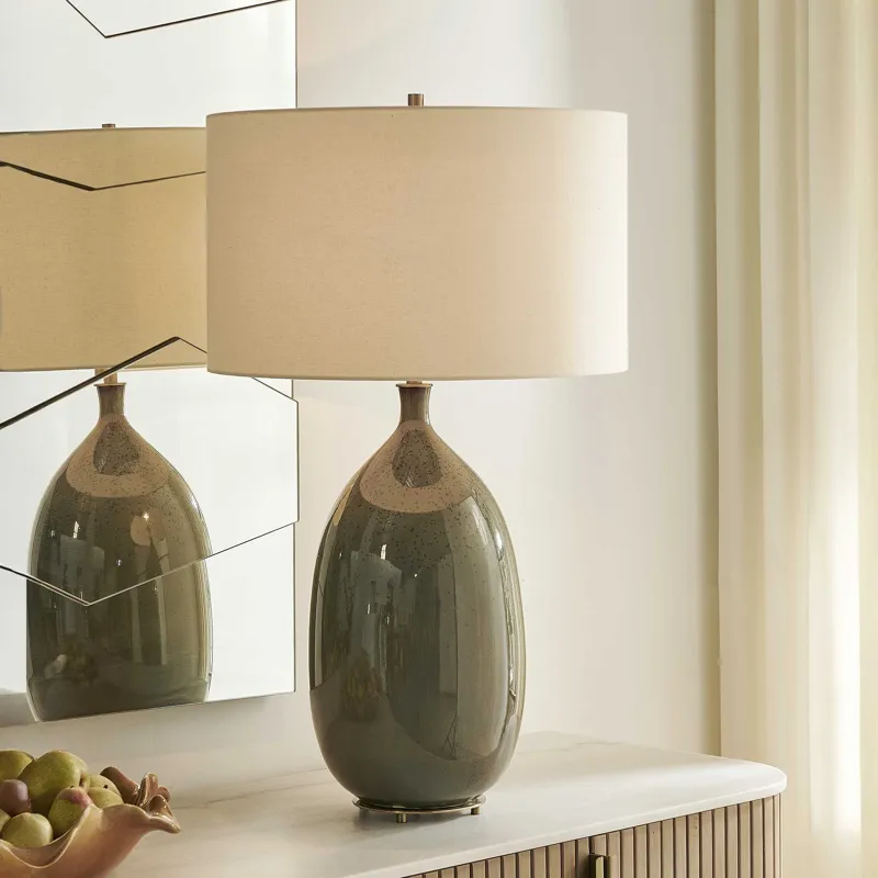 Moultrie Warm Gray Table Lamp