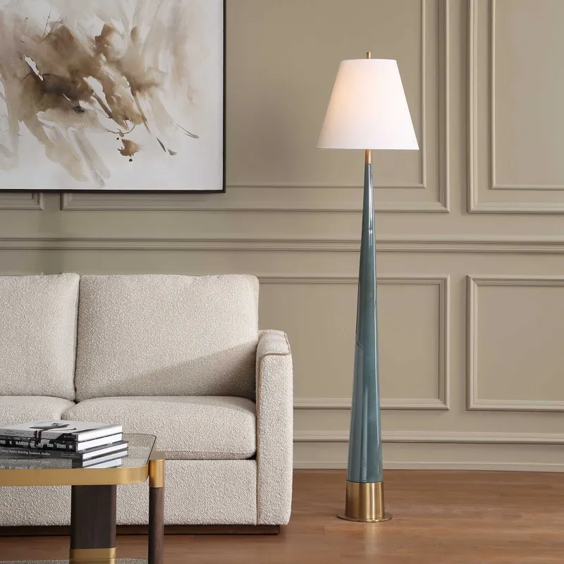 Riccardi Blue Floor Lamp