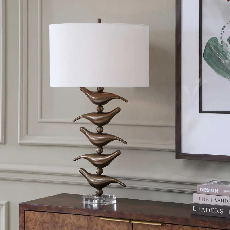 Sing Song Bronze Table Lamp