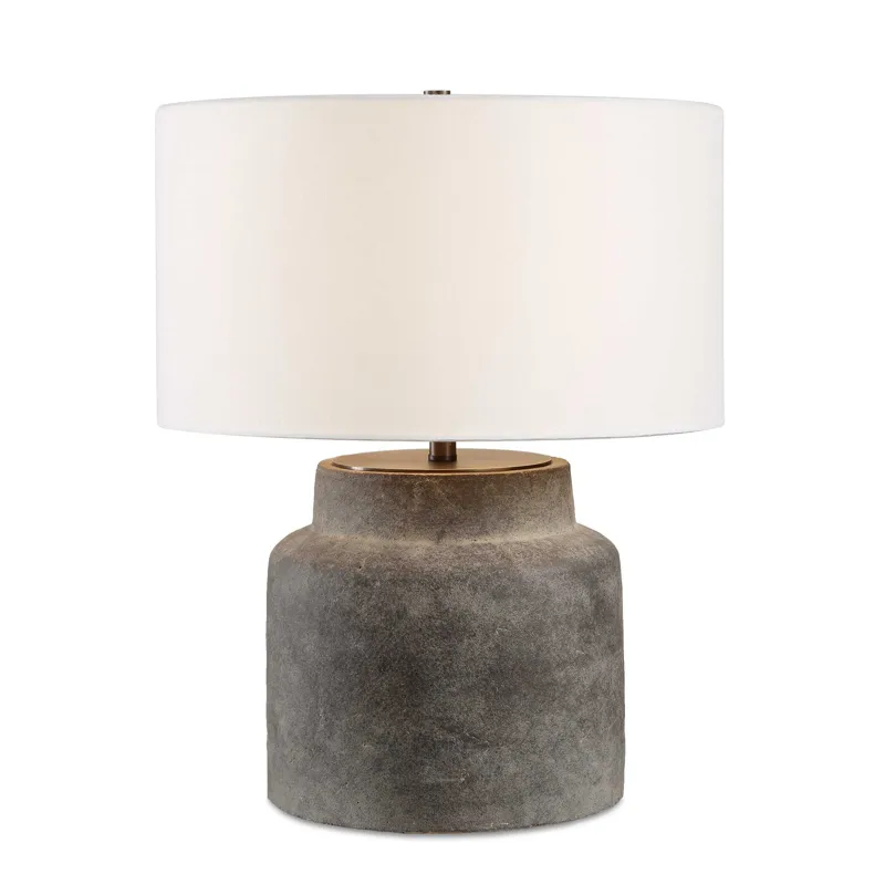 Benedet Gray Wash Table Lamp