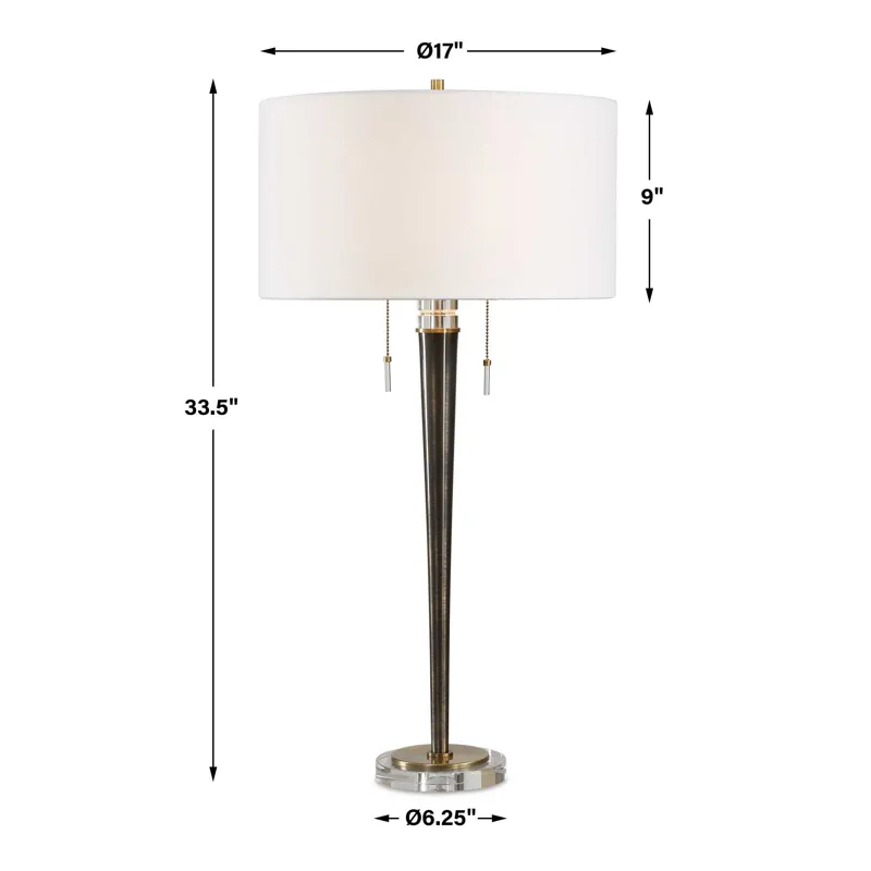 Winchester Antique Brass Table Lamp