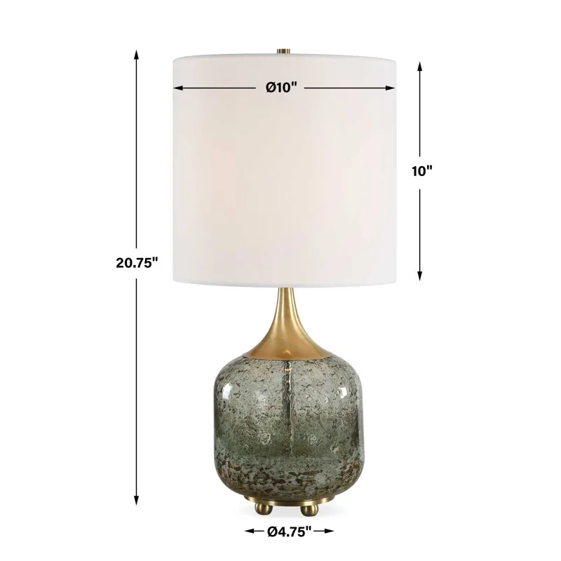 Glenn Mottled Glass Table Lamp