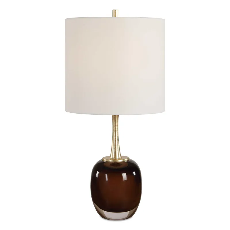 Vannett Dark Amber Table Lamp